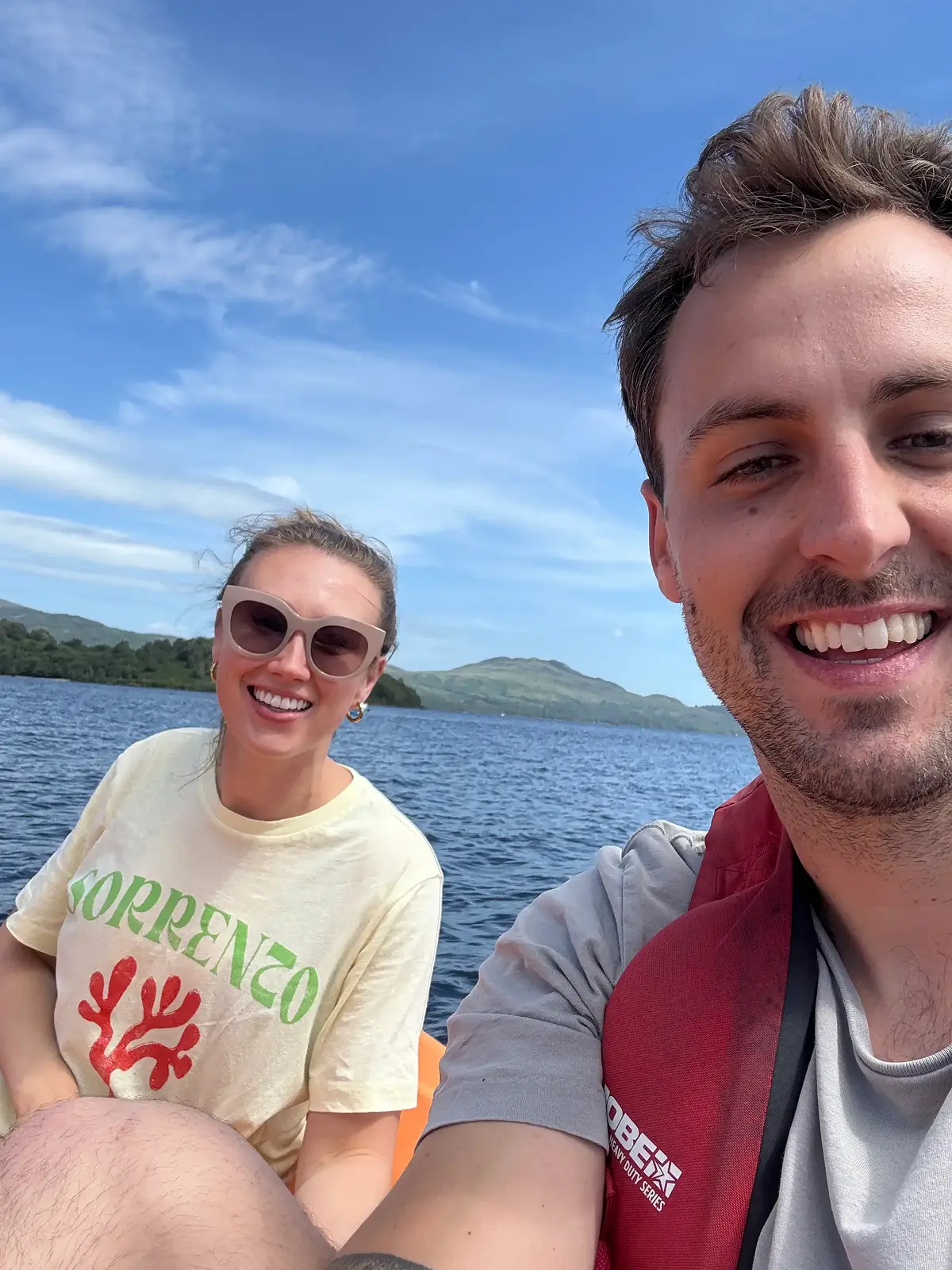 Stuart and Kirsty on their adventures