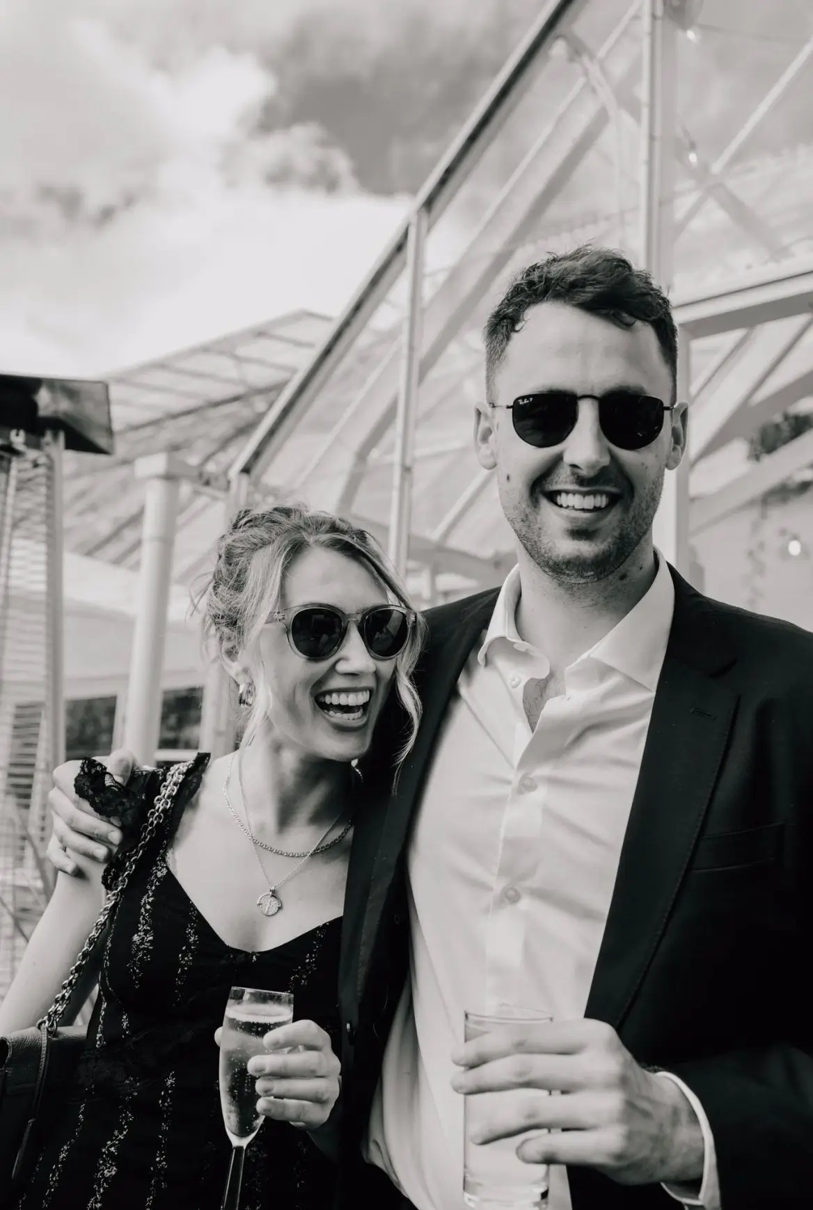 Stuart and Kirsty dressed up